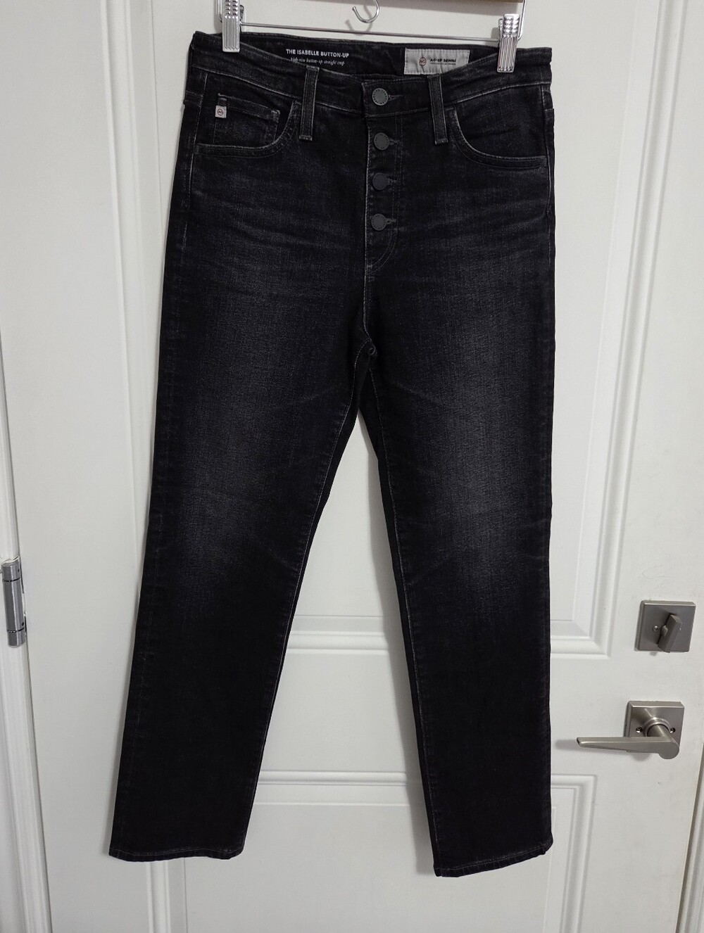 NWT - AG Adriano Goldschmied The Isabelle Button Up Jeans -Made In USA- Size 27